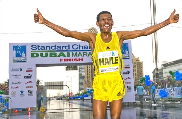 Dubai Marathon Pays Tribute to Three-time Champion Gebrselassie