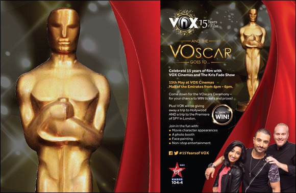 Roll out the red carpet: VOX Cinemas celebrates 15 Years of Film with a Voscars ceremony