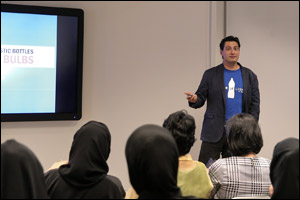 Zayed Future Energy Prize Winning Solar Powered Light Bottles Glow in the Spotlight at Masdar Institute