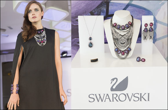 Swarovski sparkled on the catwalk for the launch of its Fall/Winter 2015-2016 Winter Gardens Collection