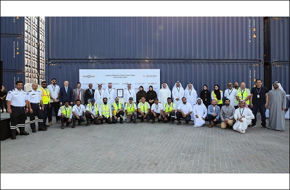 Khalifa Port Achieves a Guinness World RecordsTM Title for the Largest Shipping Container Logo
