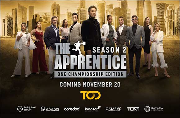 �The Apprentice: ONE Championship Edition' Season 2 to Launch in Qatar and MENA Region on November 20