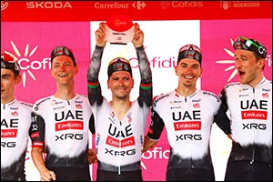 UAE Team Emirates-XRG claim scintillating Team Time Trial win at Vuelta a España