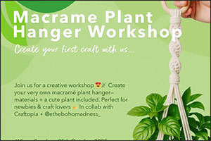 Get Crafty at LEVA Hotels: Macram� Plant Hanger Workshop