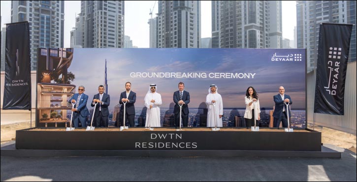 Deyaar breaks ground on DWTN Residences A New Residential Landmark in Dubai
