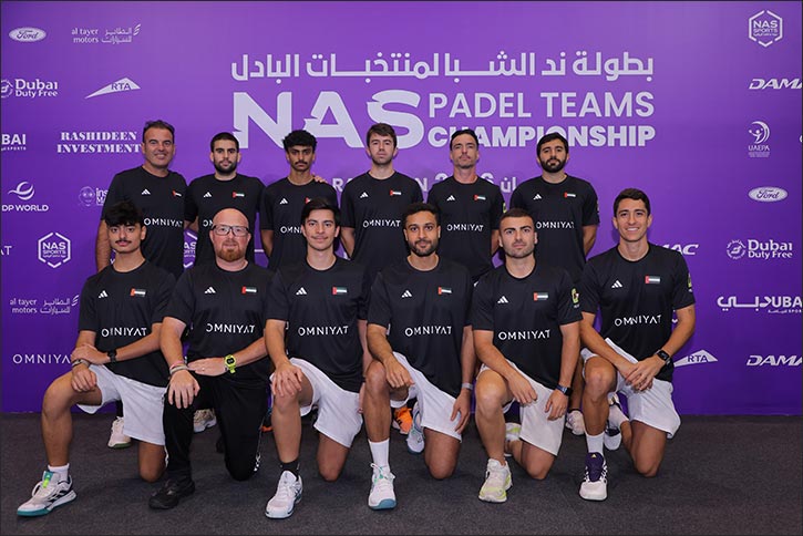 UAE kicks off the Nad Al Sheba Padel Teams Tournament with rousing win over Lebanon
