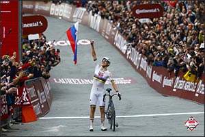 Tadej Pogačar roars to record fourth Strade Bianche title