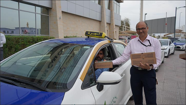 RAK Hospital Thanks Taxi Drivers with Iftar Meal Initiative