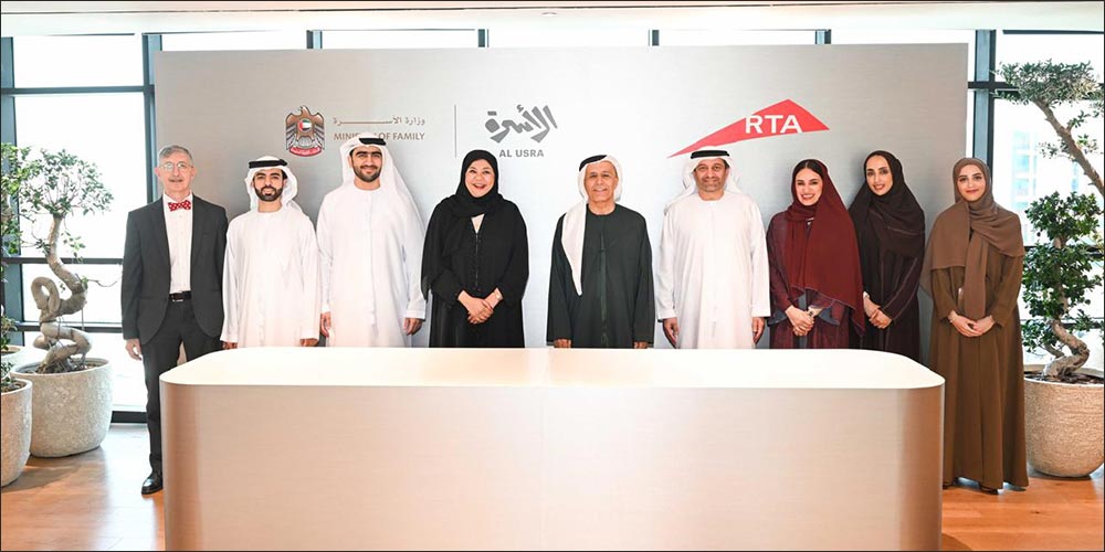 Ministry of Family and RTA Sign Partnership Agreement to Support �Family First� Programme and Enhance Quality of Life