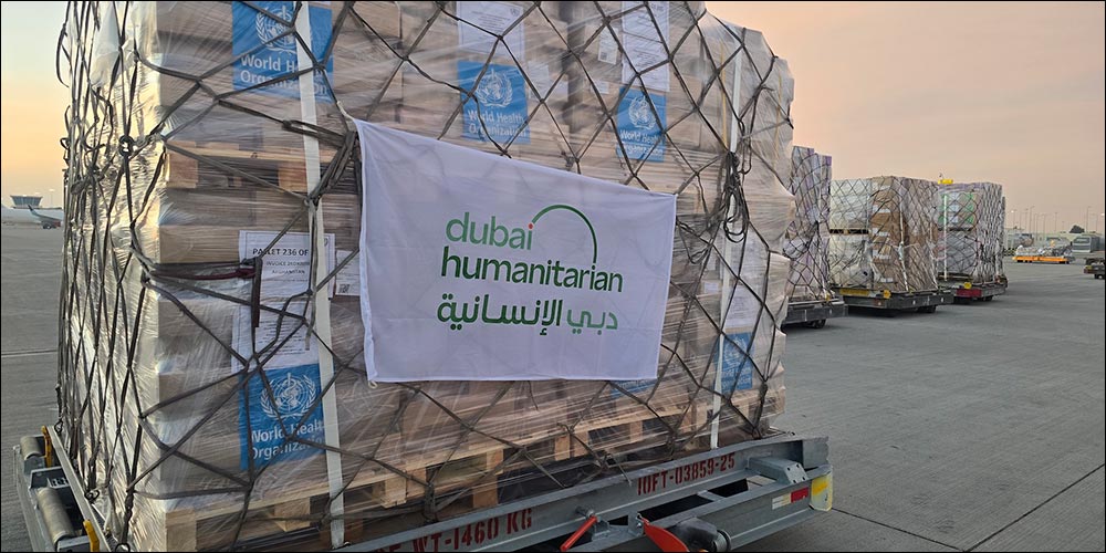 Under the directives of Mohammed bin Rashid Dubai Humanitarian facilitates airlift of critical medical supplies from WHO, MSF, and Unicef to Afghanistan